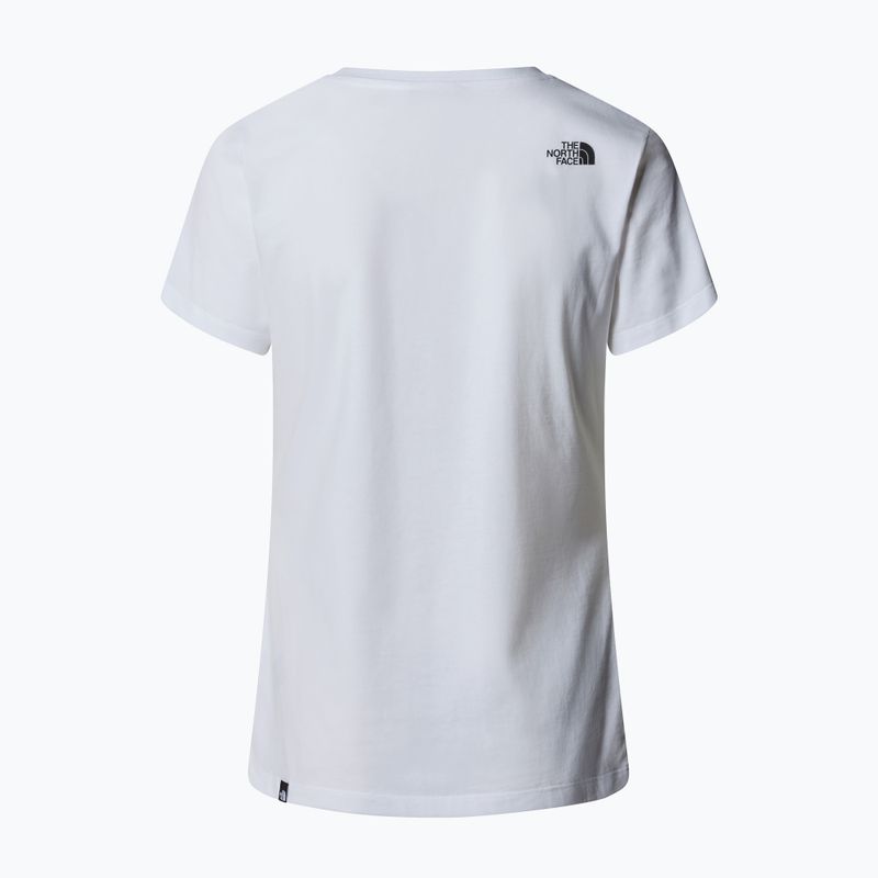 Дамска тениска The North Face Simple Dome Slim Tee tnf white 5
