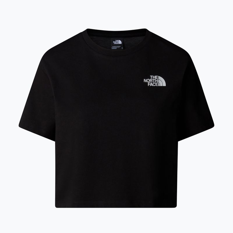 The North Face дамска тениска Simple Dome Cropped Slim Tee tnf black 4