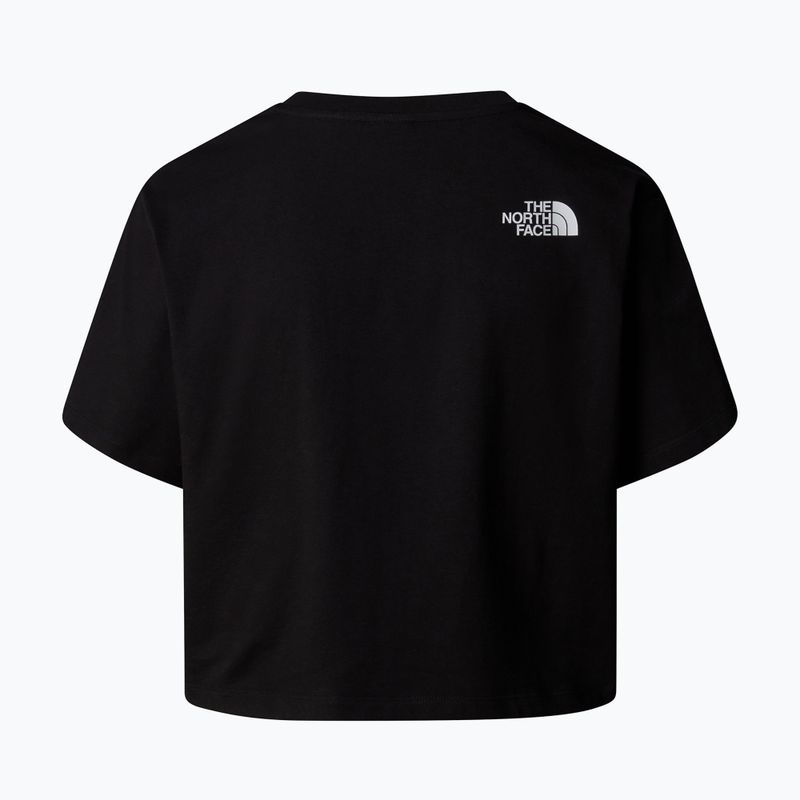The North Face дамска тениска Simple Dome Cropped Slim Tee tnf black 5