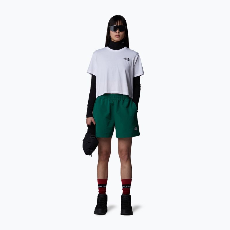 The North Face дамска тениска Simple Dome Cropped Slim Tee tnf white 2