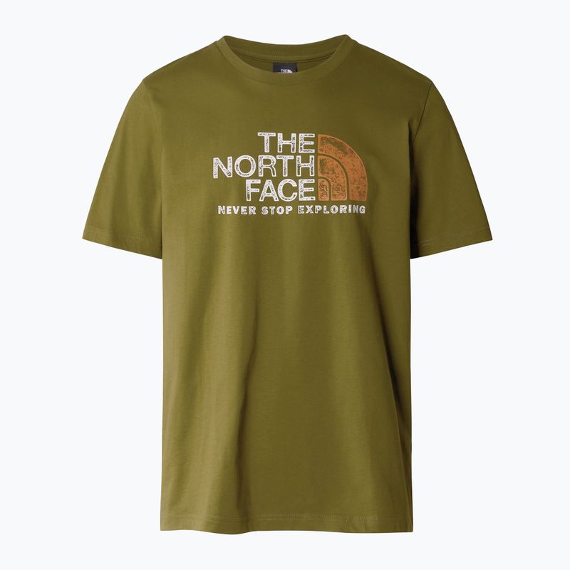 Мъжка тениска The North Face Rust 2 forest olive 4