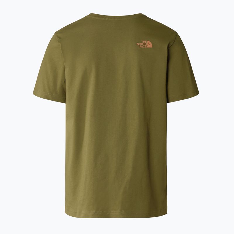 Мъжка тениска The North Face Rust 2 forest olive 5