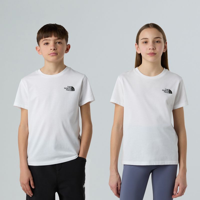 Детска тениска The North Face Simple Dome white 3