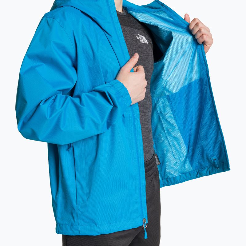 Мъжко яке за дъжд The North Face Quest skyline blue black heath 5