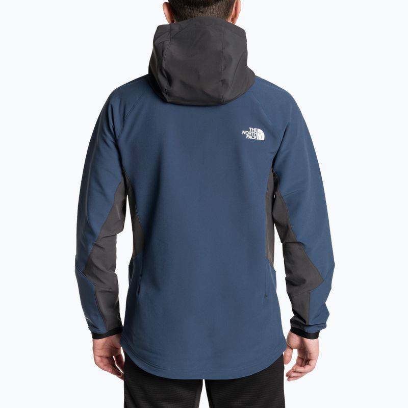 Мъжко софтшел яке The North Face AO Softshell Hoodie shady blue/asphalt grey 2