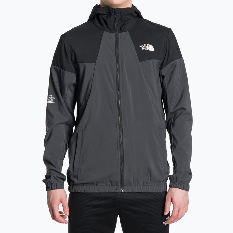 Мъжко яке The North Face Ma Wind Track asphalt сиво/черно