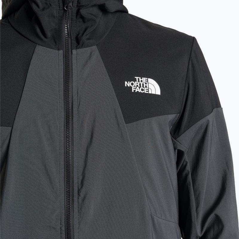 Мъжко яке The North Face Ma Wind Track asphalt сиво/черно 3