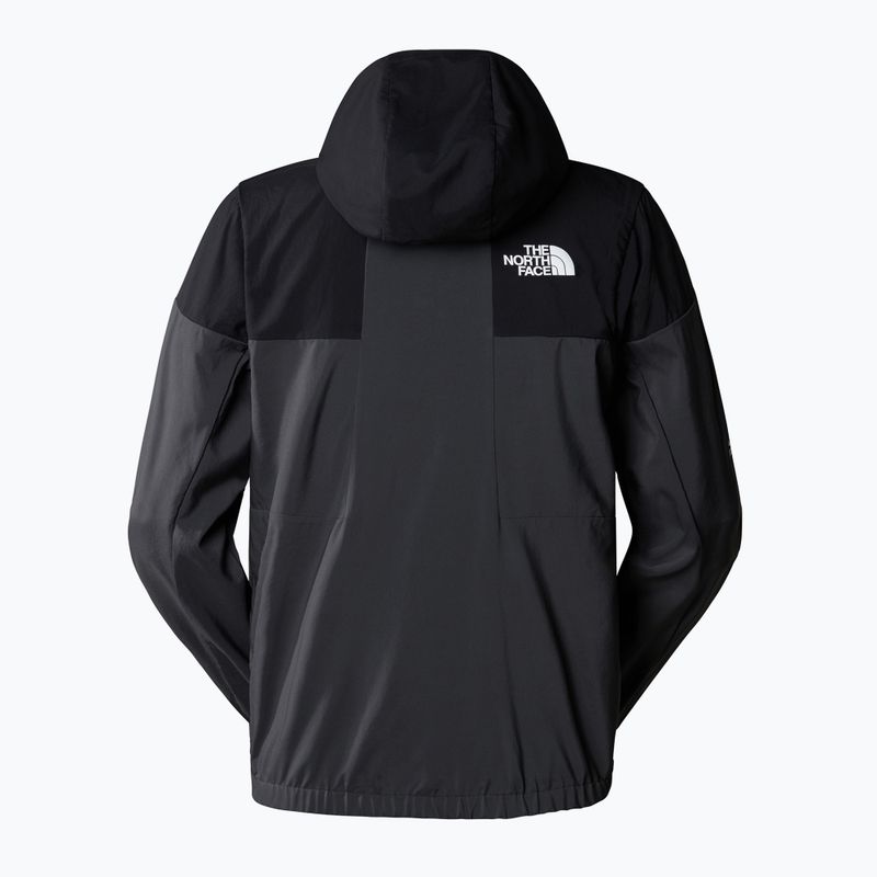 Мъжко яке The North Face Ma Wind Track asphalt сиво/черно 7