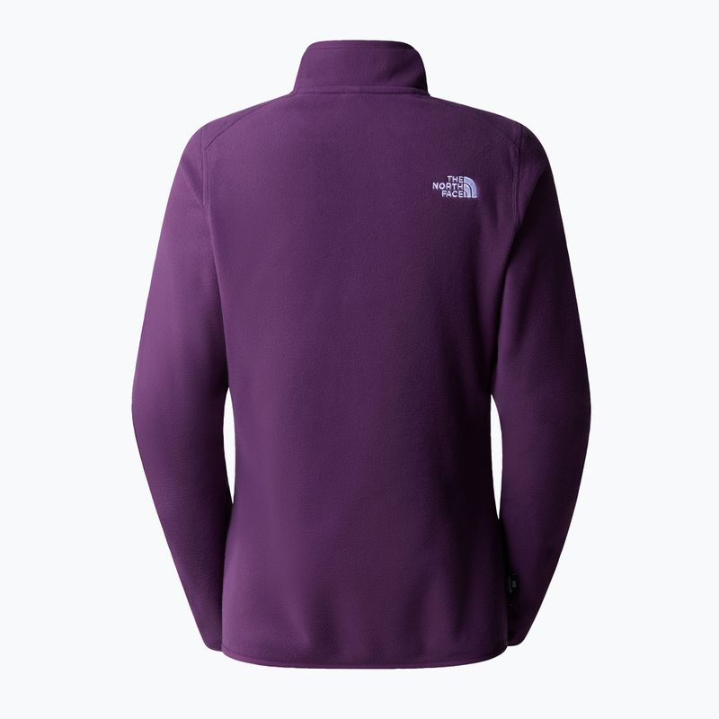 Дамски поларен суитшърт The North Face 100 Glacier 1/4 Zip black currant Ppurple 2