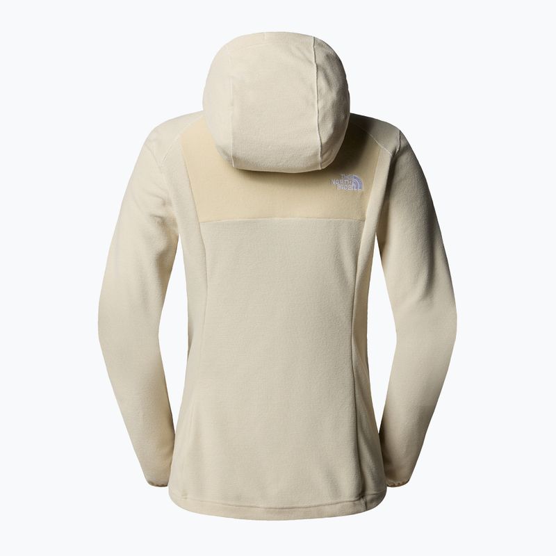 Дамски трекинг суитшърт The North Face Homesafe Full Zip white dune/gravel strip 2