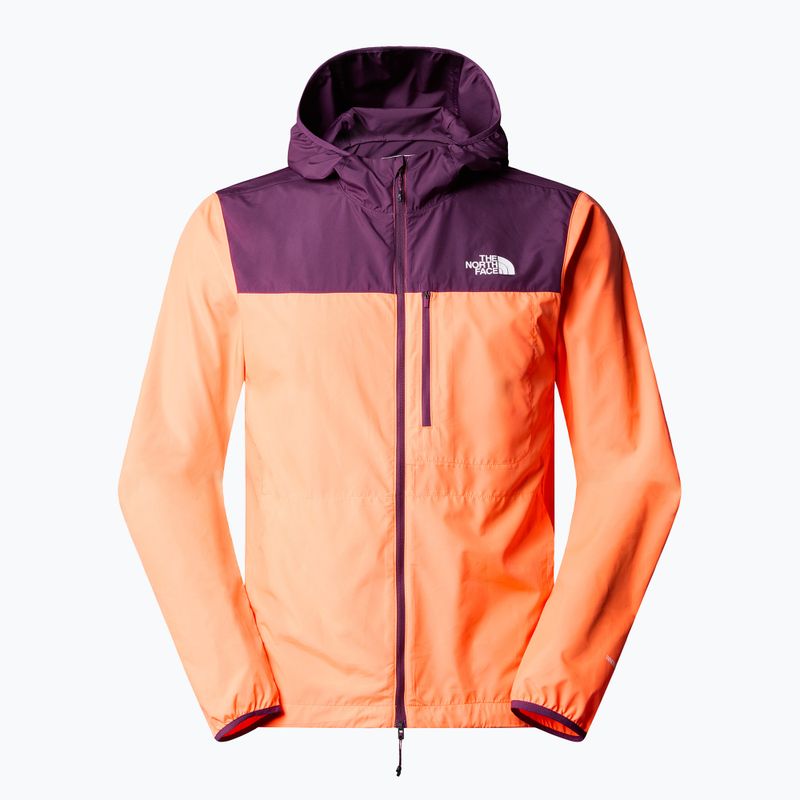 Мъжко яке за бягане The North Face Higher Run Wind vivid flame/black currant purple 6