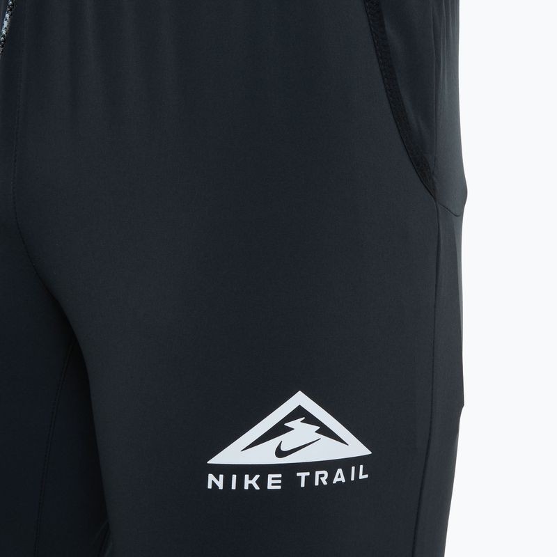 Мъжки панталони за бягане Nike Dri-Fit Trail Dawn Range черен/черен/бял 3