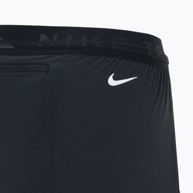 Мъжки панталони за бягане Nike Dri-Fit Trail Dawn Range черен/черен/бял 4