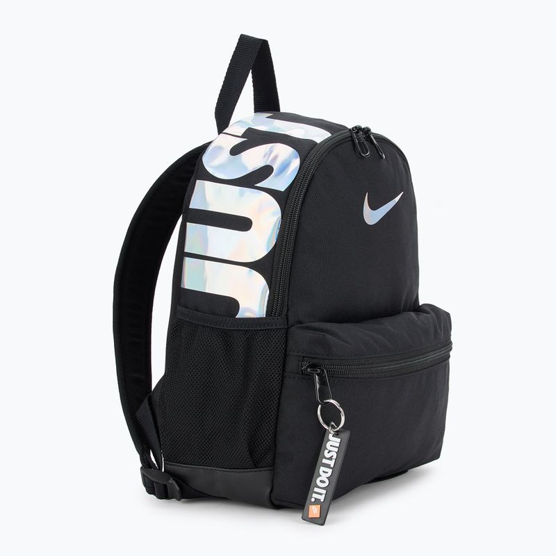 Детска градска раница Nike Brasilia Just Do It Mini 11 l black/black 2