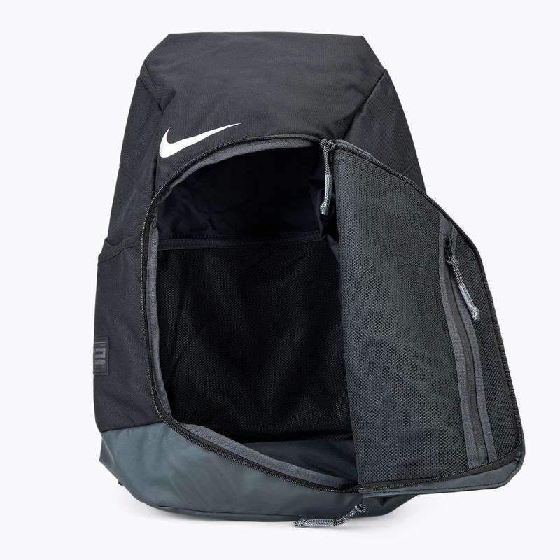 Тренировъчна раница Nike Hoops Elite 32 l черна/антрацит/металическо сребро 8