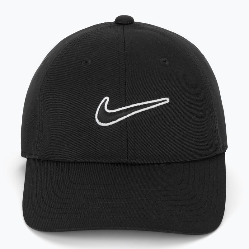 Шапка с козирка Nike Club Unstructured Swoosh black/black 2