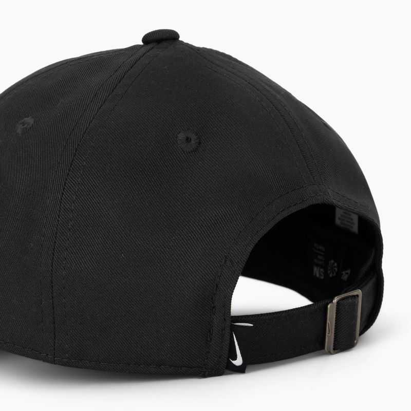 Шапка с козирка Nike Club Unstructured Swoosh black/black 4