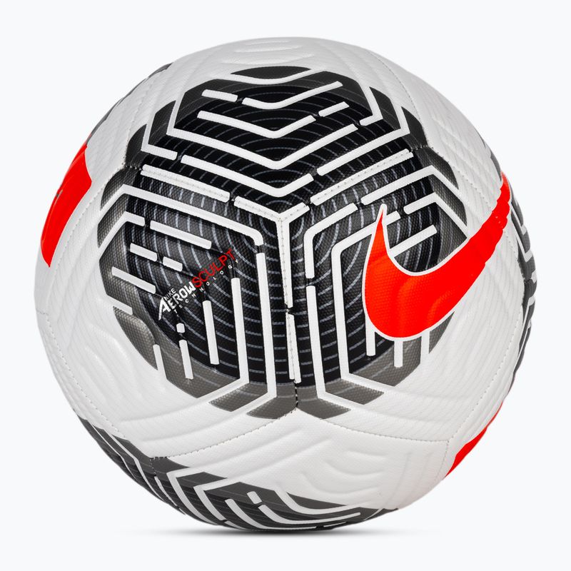 Футболна топка Nike Academy white/black/bright crimson размер 4 2