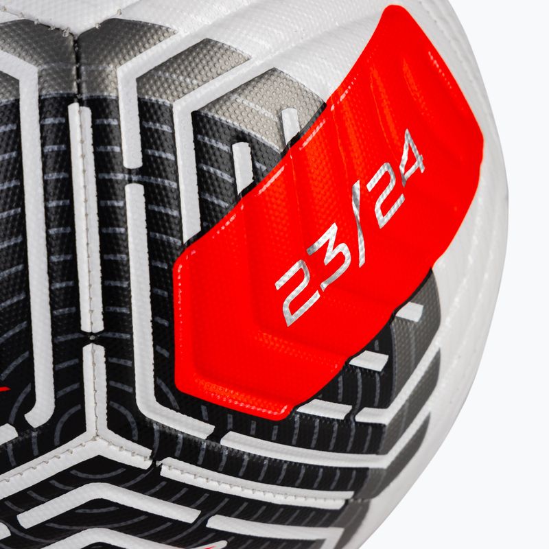 Футболна топка Nike Academy white/black/bright crimson размер 4 3