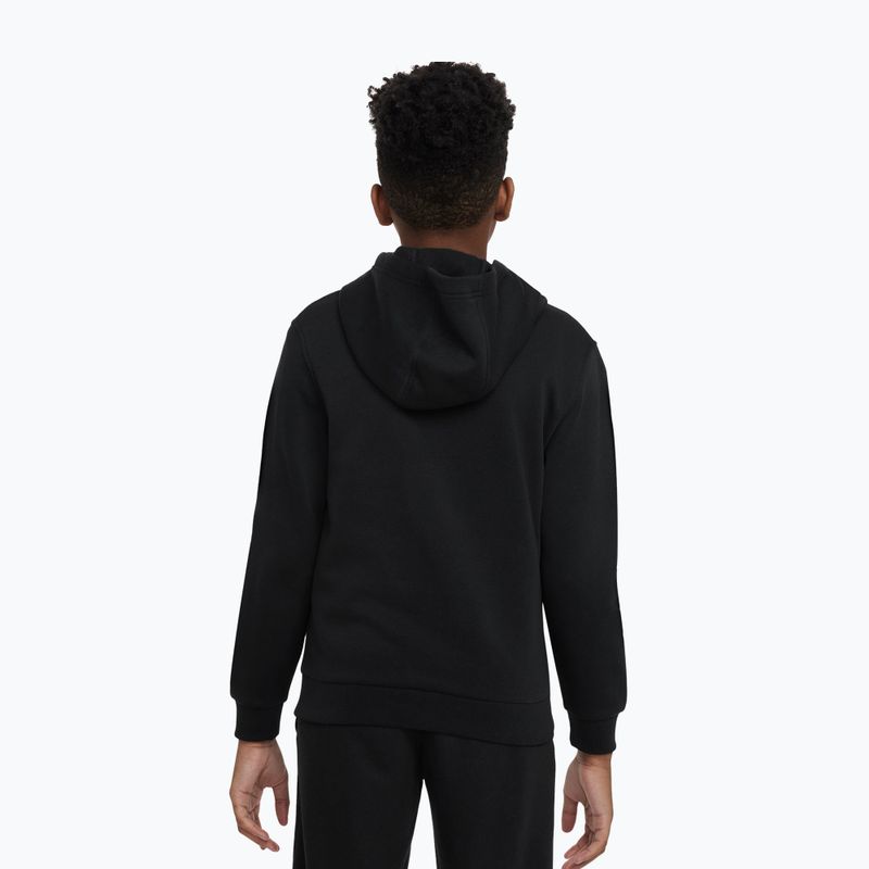 Детски Nike Club Fleece Hoodie черен/бял 6