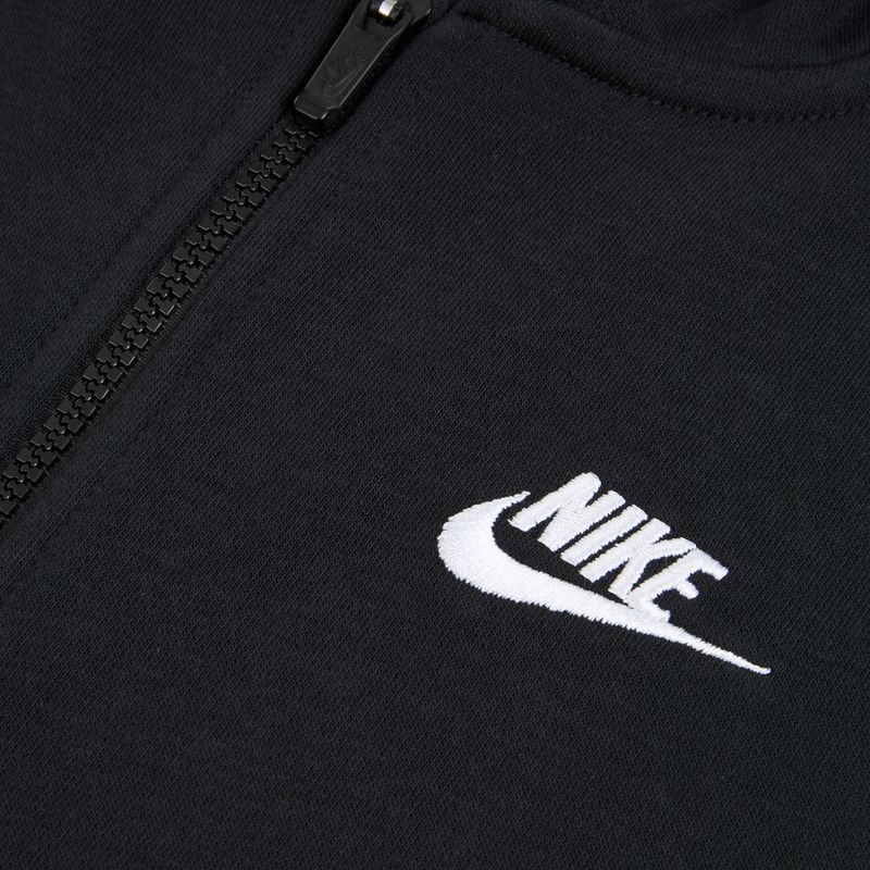 Детски суитшърт Nike Club Fleece black/white 3
