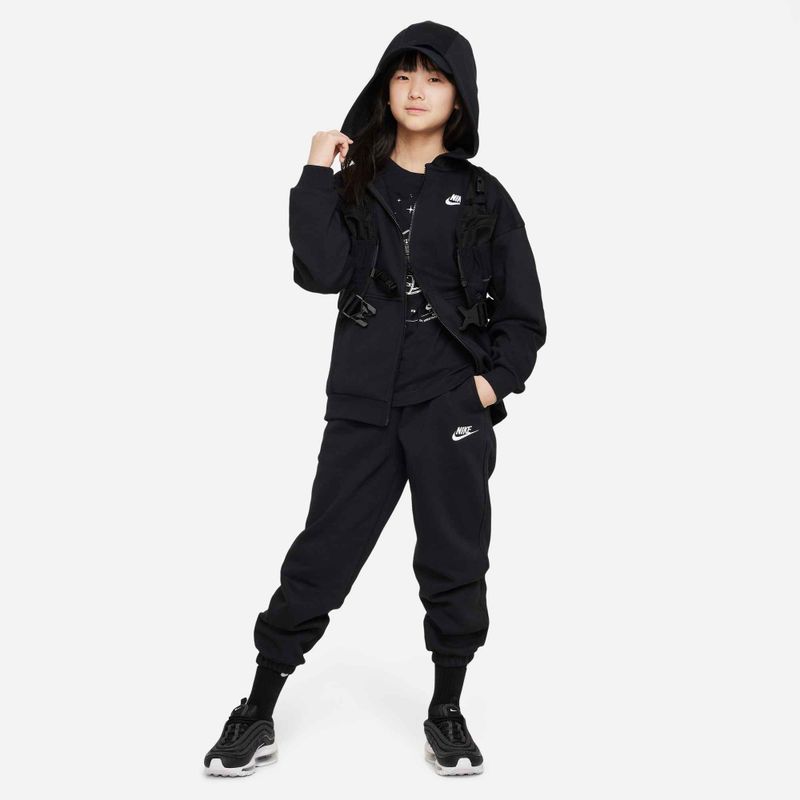 Детски суитшърт Nike Sportswear Club Fleece FD2931-010 black/white 6