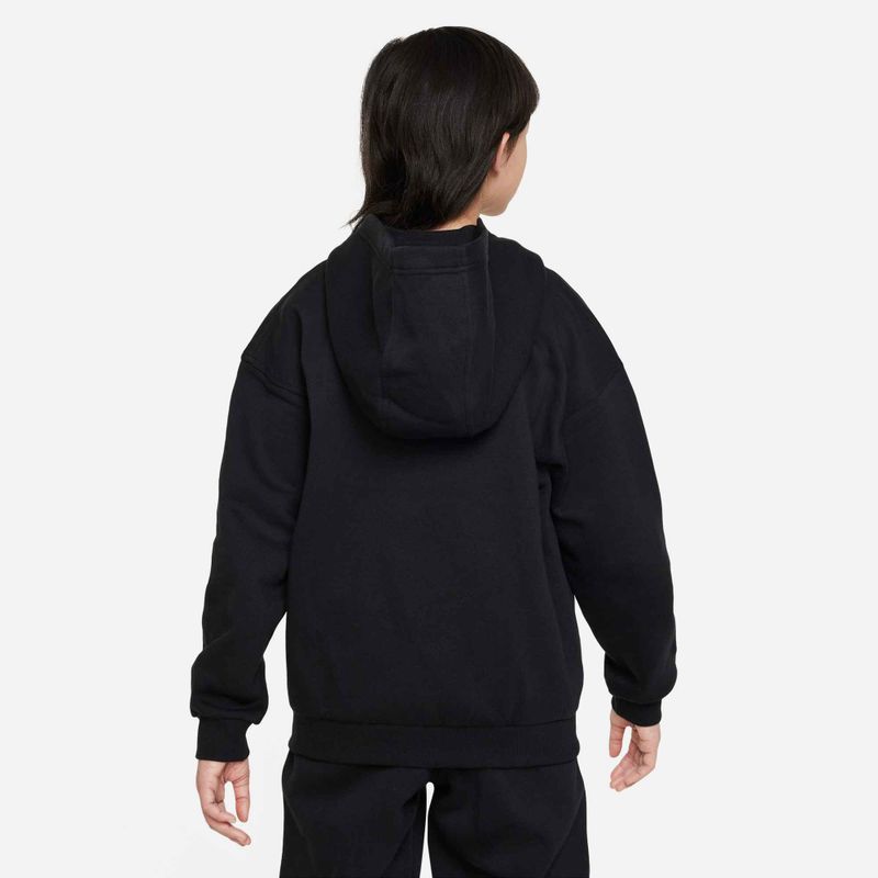Детски суитшърт Nike Sportswear Club Fleece FD2931-010 black/white 7