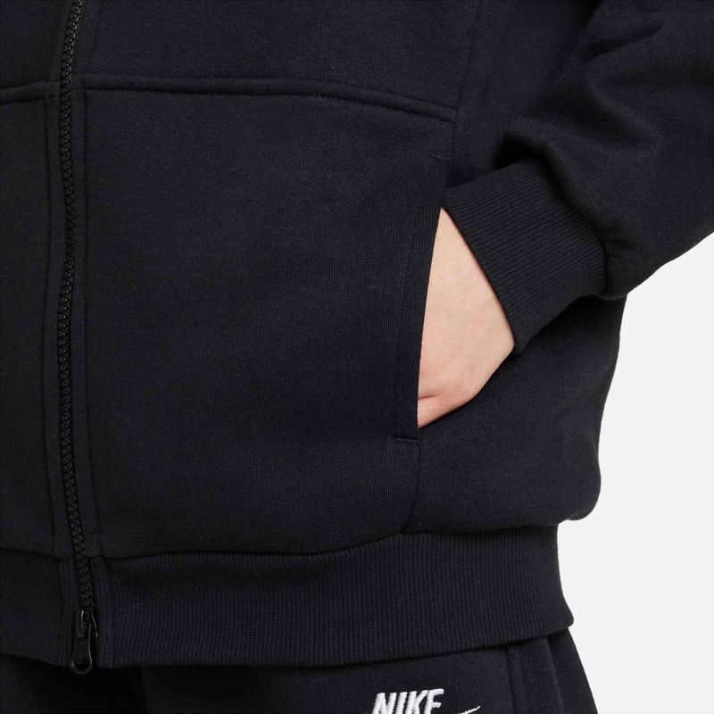 Детски суитшърт Nike Sportswear Club Fleece FD2931-010 black/white 9