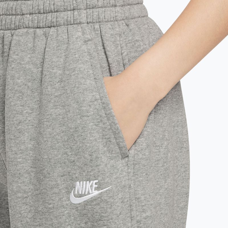 Детски панталони Nike Sportswear Club Fleece dark grey heather/base grey/white 3