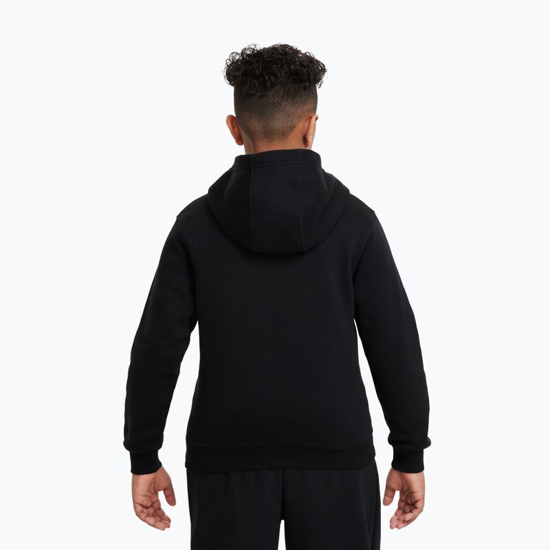 Детски суитшърт Nike Sportswear Club Fleece black/white 6