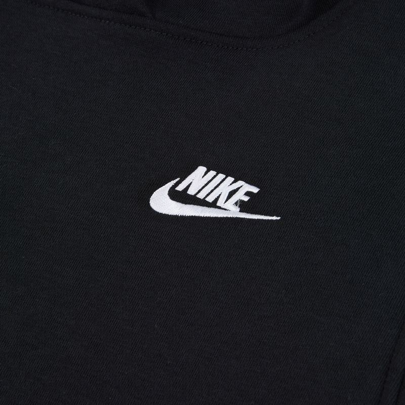Детски суитшърт Nike Sportswear Club Fleece black/white 3