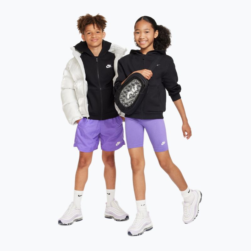 Детски суитшърт Nike Sportswear Club Fleece black/white 2