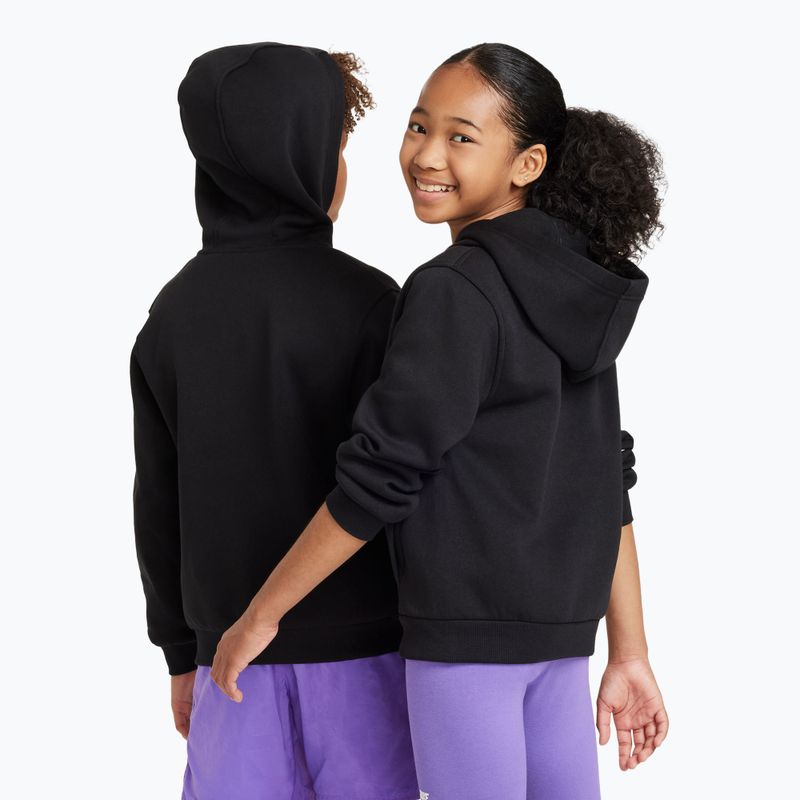 Детски суитшърт Nike Sportswear Club Fleece black/white 3
