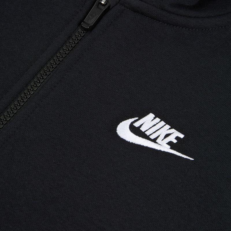 Детски суитшърт Nike Sportswear Club Fleece black/white 3