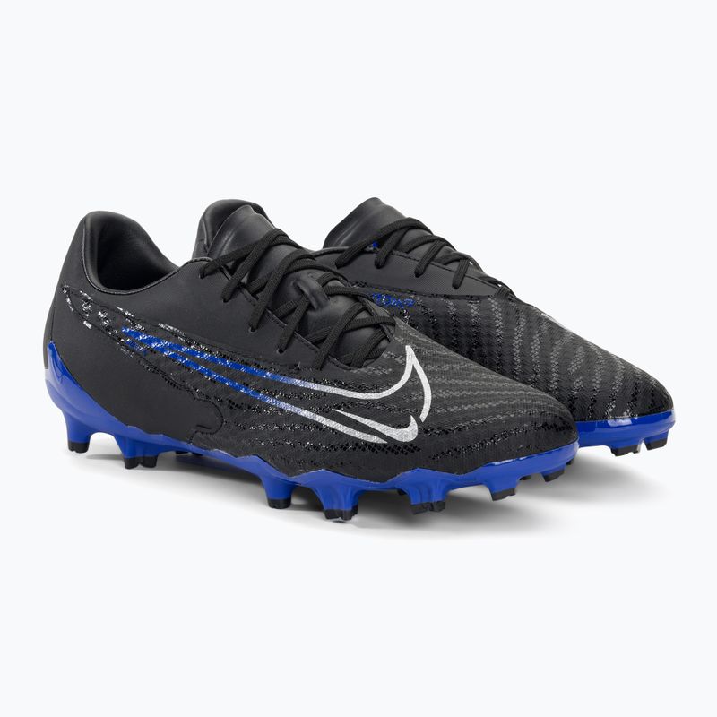 Nike Phantom GX Academy FG/MG черни/хром/хипер роял футболни обувки 4