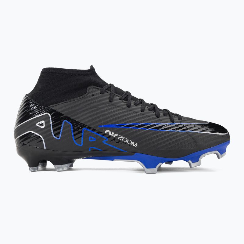 Nike Zoom Mercurial Superfly 9 Academy MG футболни обувки черни/хром/хипер реални 2