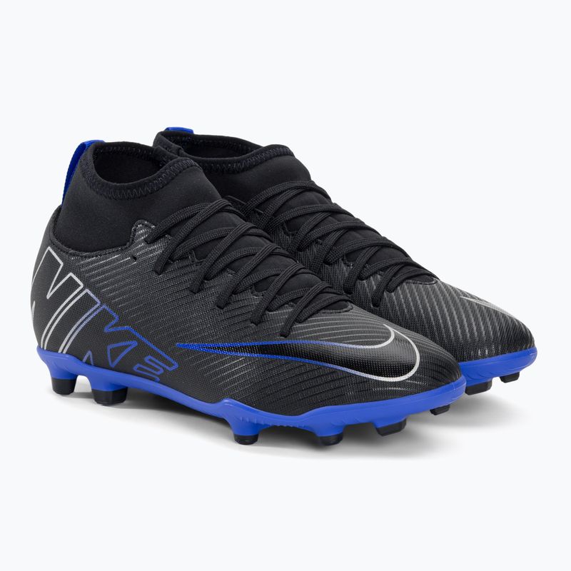 Детски футболни обувки Nike JR Mercurial Superfly 9 Club FG/MG black/chrome/hyper real 4