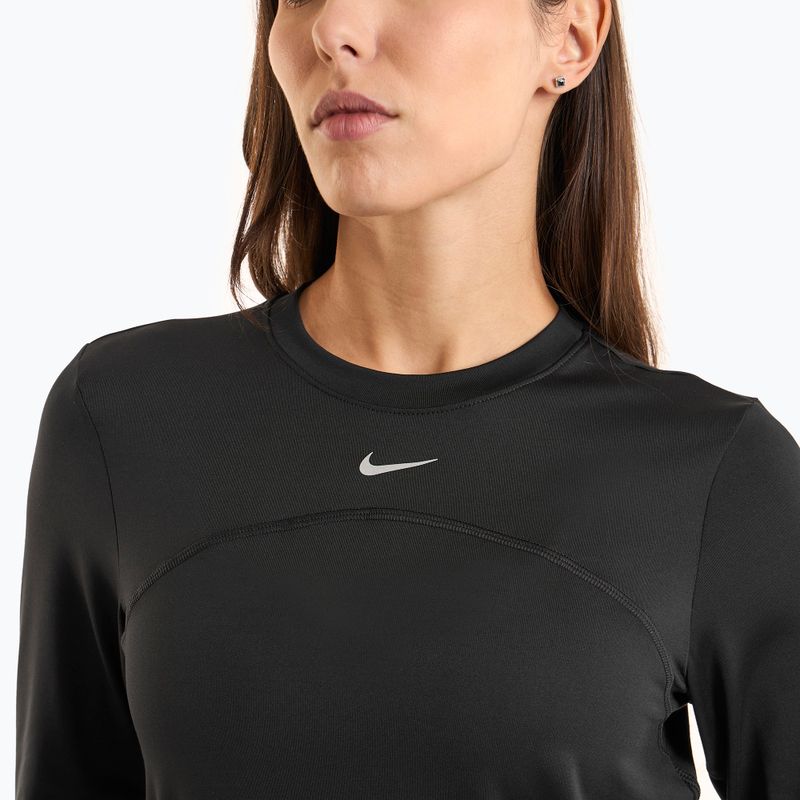 Дамска блуза с дълъг ръкав за бягане Nike Dri-Fit Swift Element UV black 3