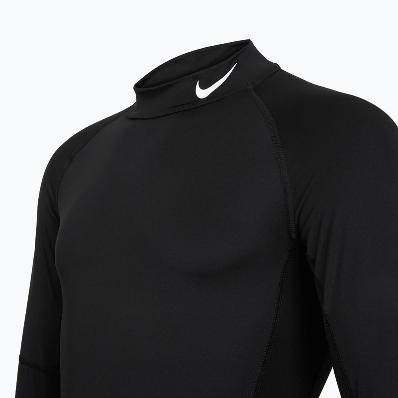 Мъжка блуза с дълъг ръкав за тренировка Nike Pro Dri-Fit Mock-Neck black/white 8