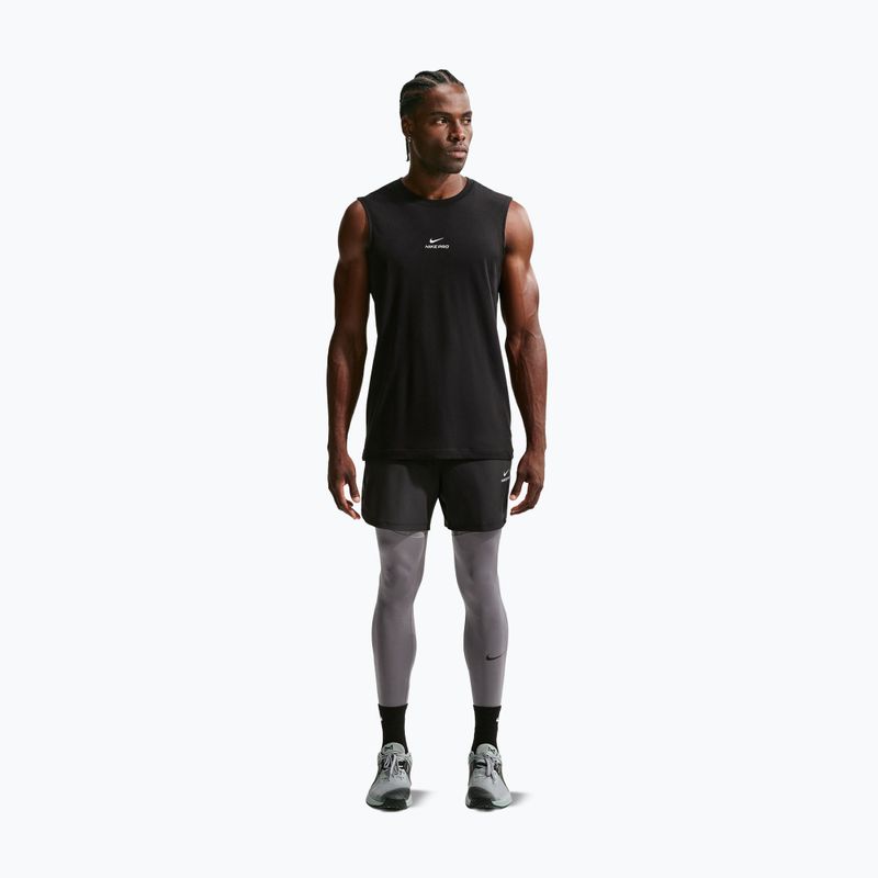 Мъжки тренировъчен клин Nike Pro Dri-Fit Tight Fitness smoke grey/black 2