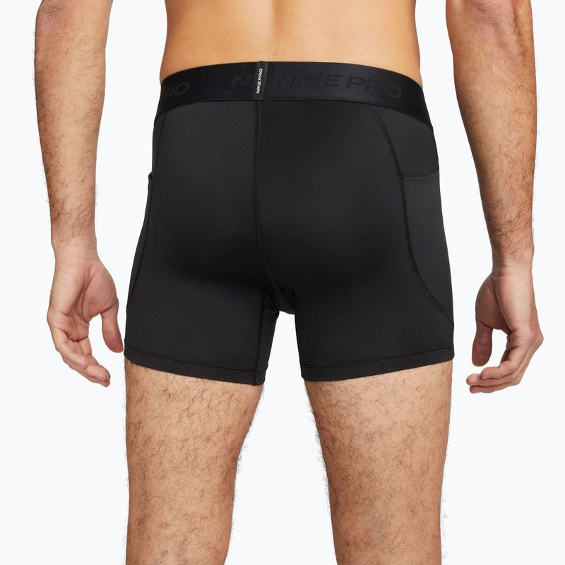 Мъжки тренировъчни шорти Nike Pro Dri-Fit Brief 5" black/white 4