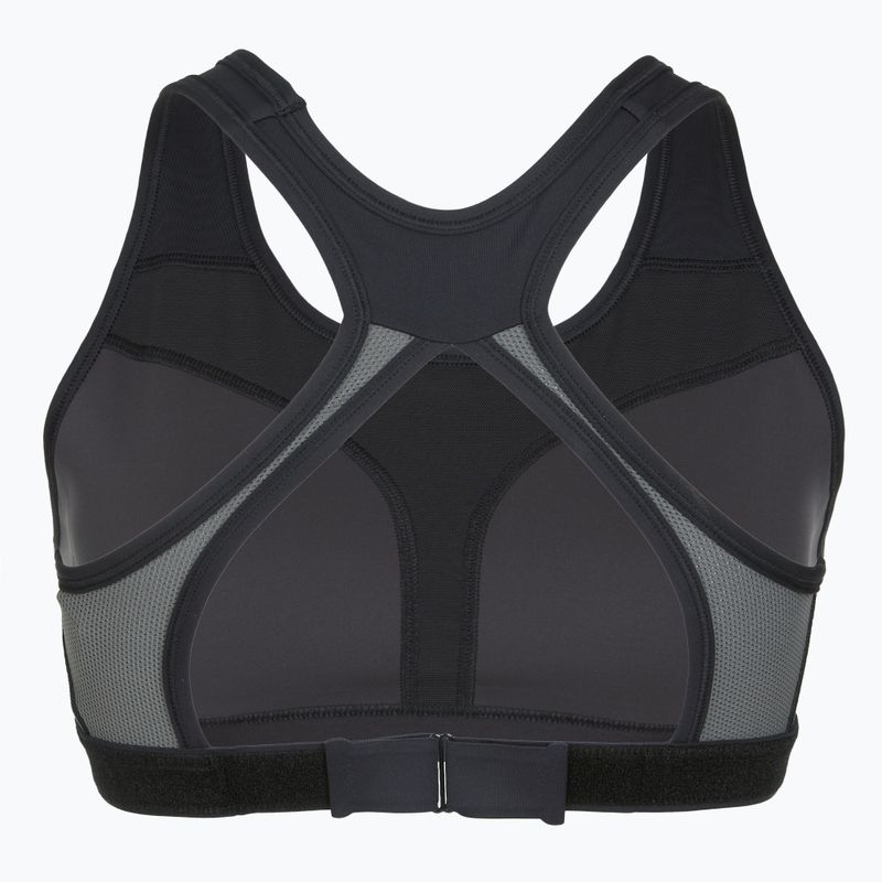 Спортен сутиен Nike Swoosh High Support black/iron grey/white 7