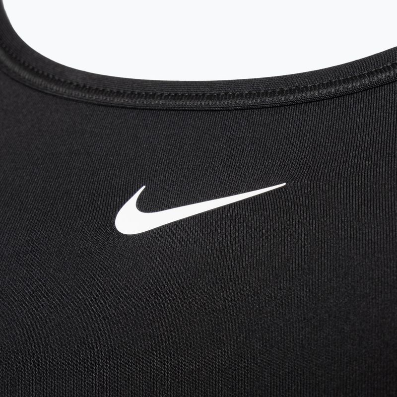 Сутиен за тренировка Nike Swoosh Light Support black/white 3