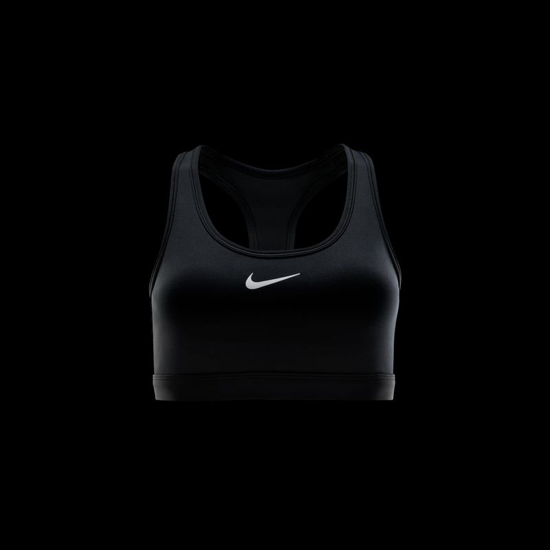 Сутиен за тренировка Nike Swoosh Medium Support black/white 10