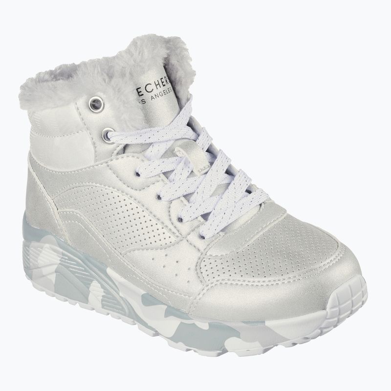 Детски обувки SKECHERS Uno Lite Camo Dazzle silver/grey 8