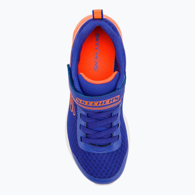 Детски обувки за обучение SKECHERS Microspec Max Gorvix royal/orange 6