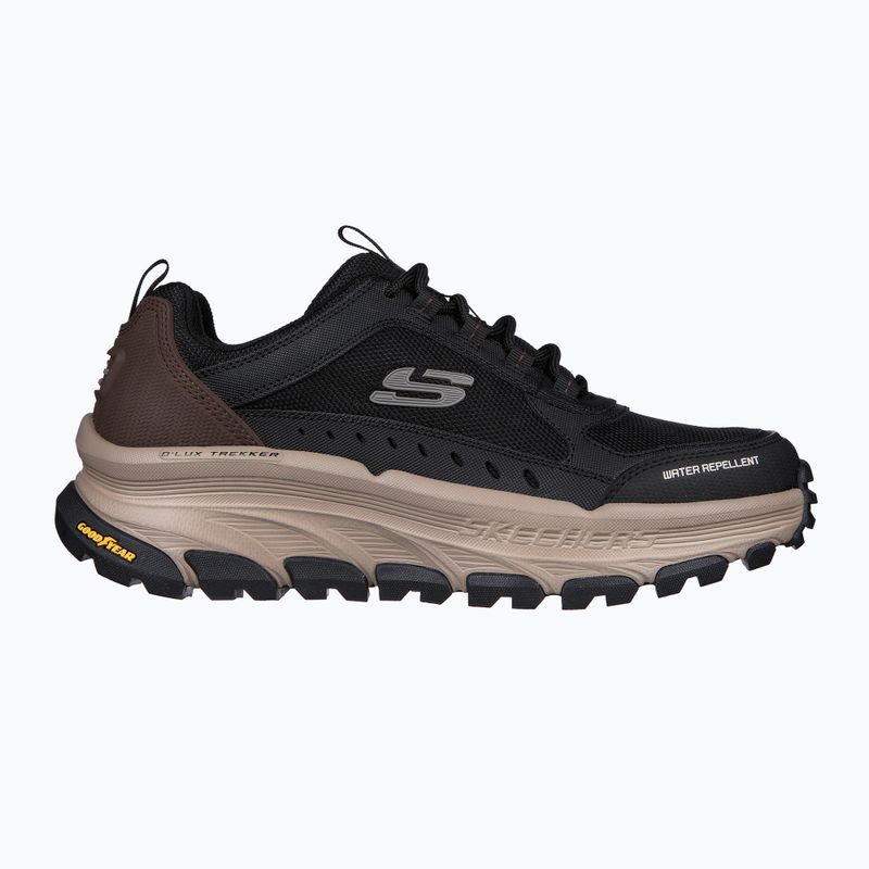 Мъжки обувки за трекинг SKECHERS D'Lux Trekker черни/естествени 8