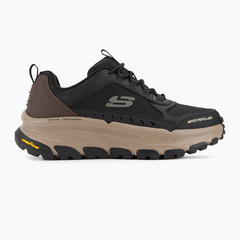Мъжки обувки за трекинг SKECHERS D'Lux Trekker черни/естествени 2
