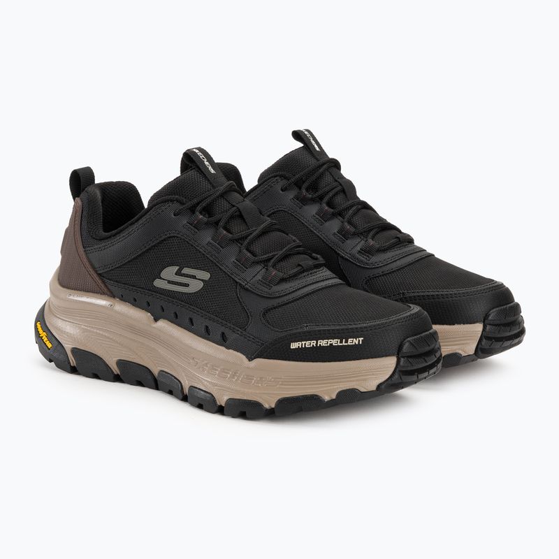 Мъжки обувки за трекинг SKECHERS D'Lux Trekker черни/естествени 4