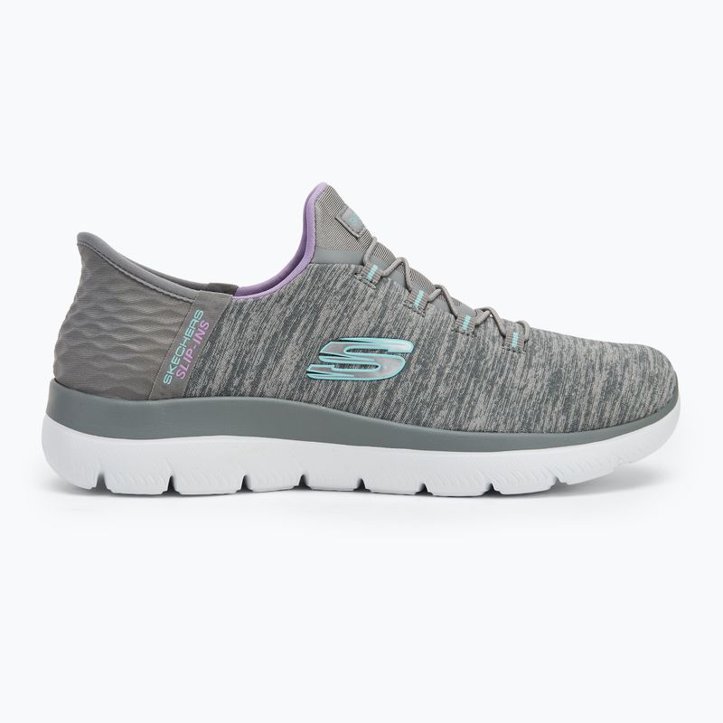 Дамски обувки SKECHERS Summits Dazzling Haze gray/mint 2